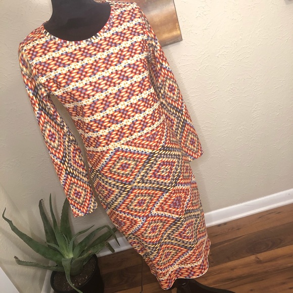 LulaRoe Sheath Casual Red Dress Medium - Picture 2 of 8